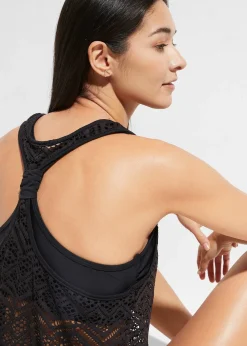 Tankini (ens. 2 pces) en dentelle