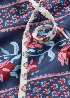 Tankini (ens. 2 pces) à bretelles croisées