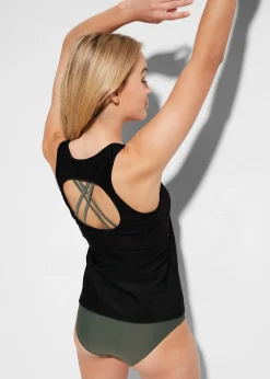 Tankini et haut de maillot (ens. 3 pces)