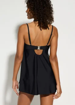 Tankini long à bretelles décoratives (ens. 2 pces)