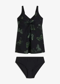 Tankini long à col V (ens. 2 pces)