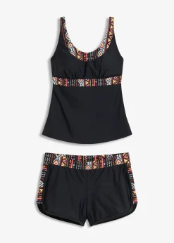 Tankini long avec shorty (ens. 2 pces)