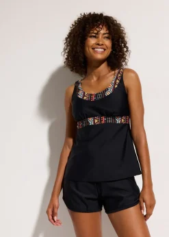 Tankini long avec shorty (ens. 2 pces)