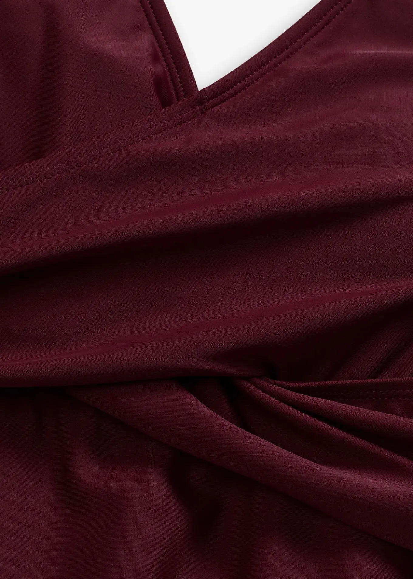 Tankini long (ens. 2 pces) à encolure V