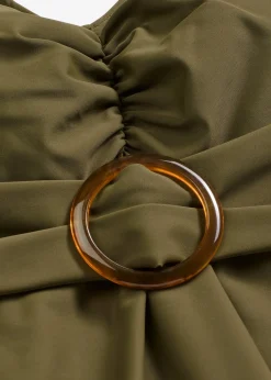 Tankini long (ens. 2 pces) à larges bretelles