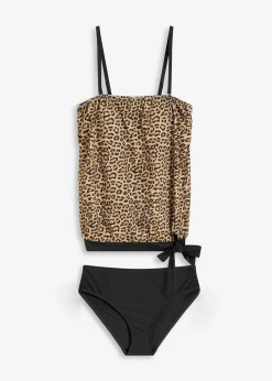 Tankini oversize à bretelles amovibles (ens. 2 pces)