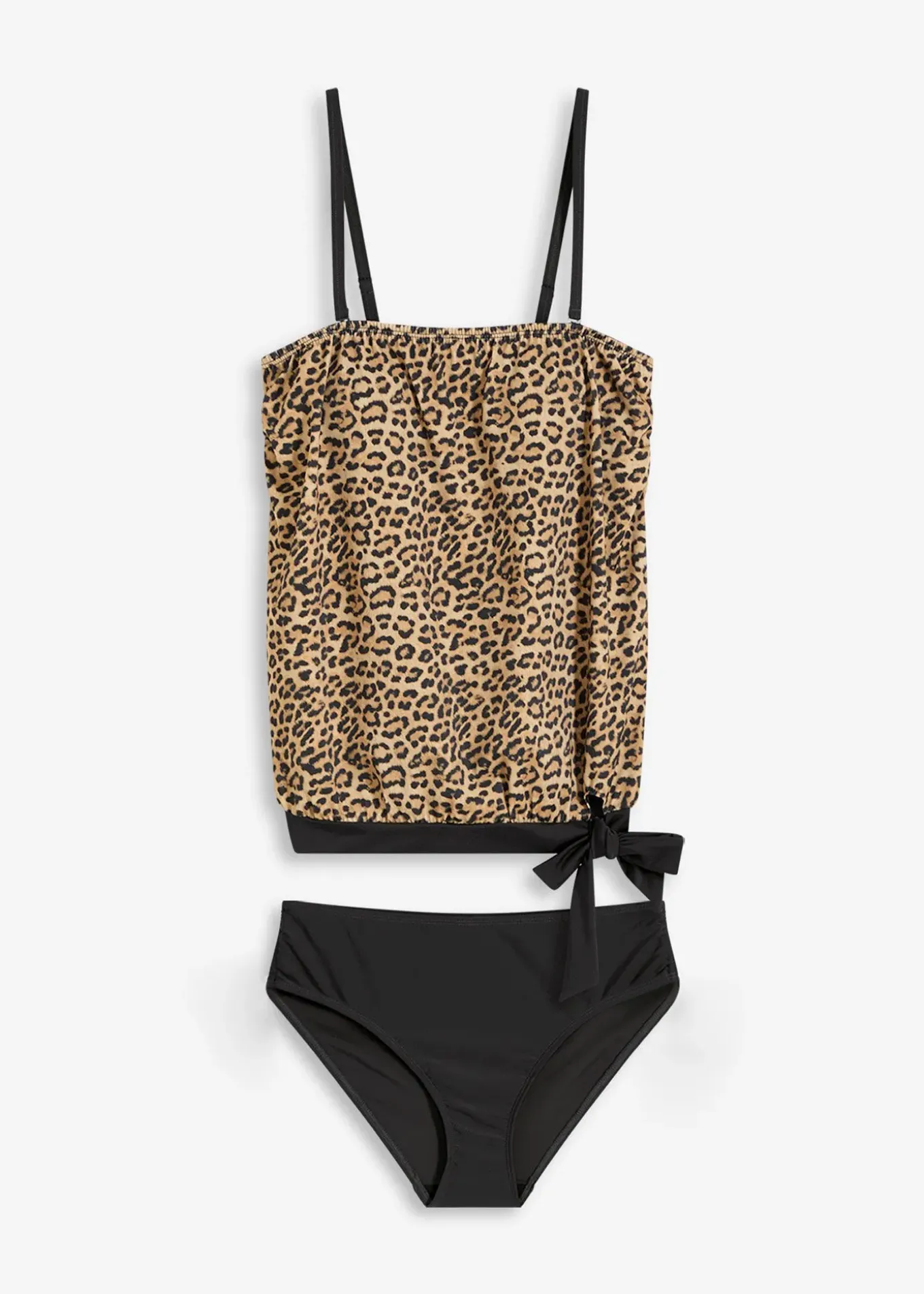 Tankini oversize à bretelles amovibles (ens. 2 pces)