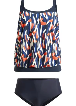 Tankini oversize (ens. 2 pces.) en polyamide recyclé