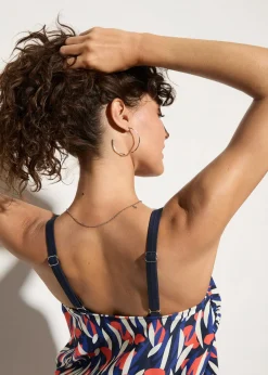 Tankini oversize (ens. 2 pces.) en polyamide recyclé