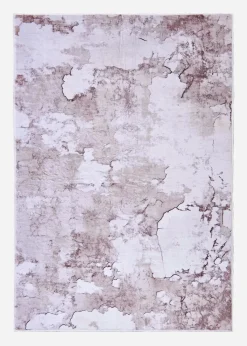 Tapis de bain à imprimé marbre