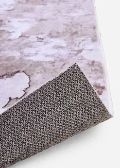 Tapis de bain à imprimé marbre