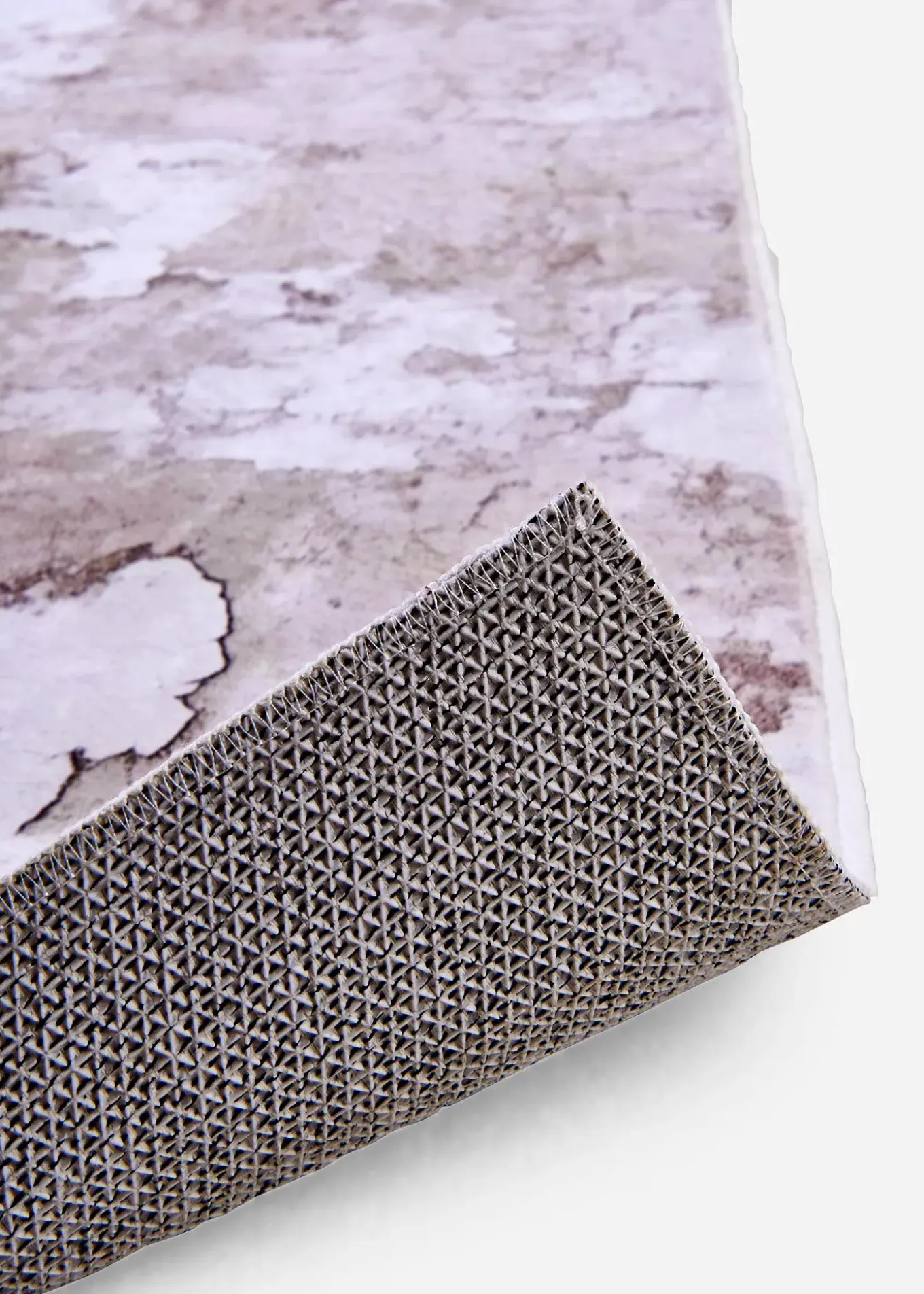 Tapis de bain à imprimé marbre