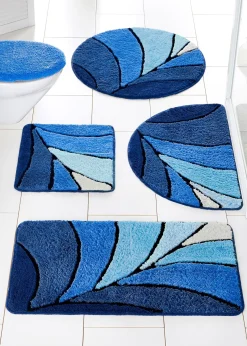 Tapis de bain à longues mèches