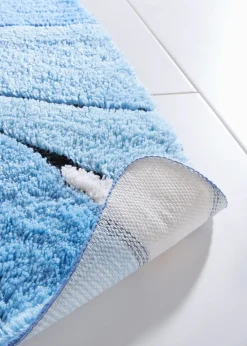 Tapis de bain à longues mèches