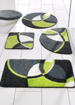 Tapis de bain à motif cercle