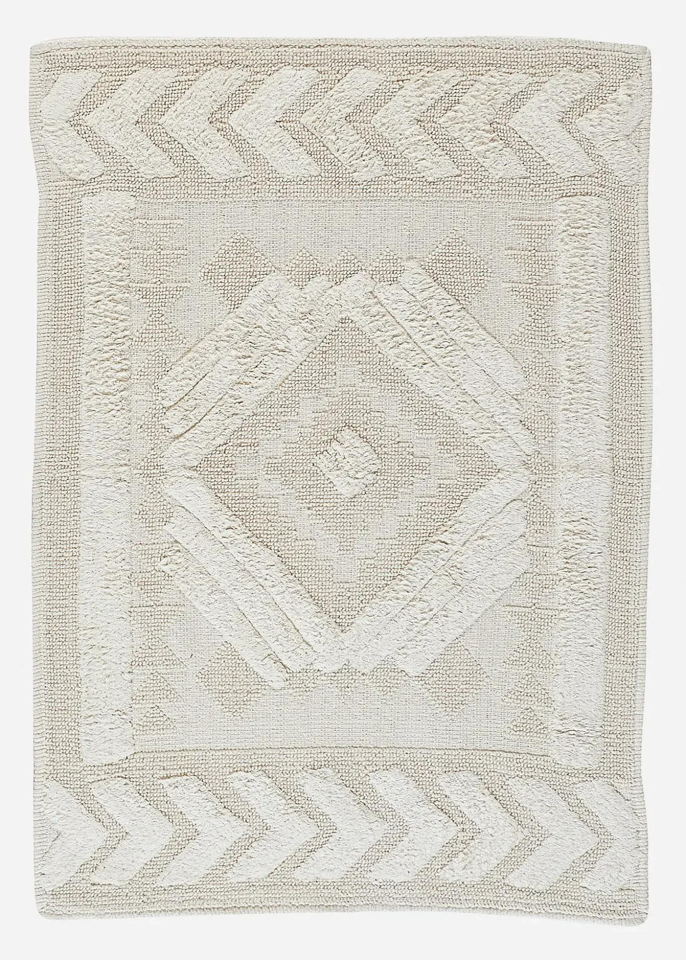 Tapis de bain à motif en relief
