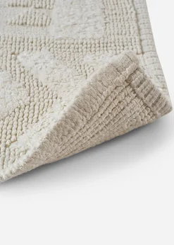 Tapis de bain à motif en relief