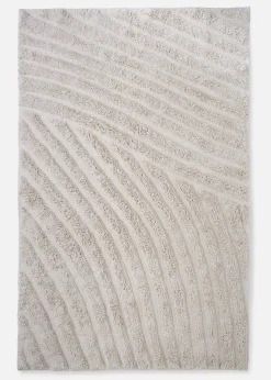 Tapis de bain à motif graphique