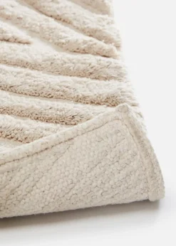 Tapis de bain à motif graphique