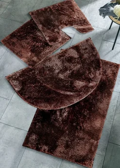 Tapis de bain à surface brillante