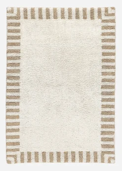 Tapis de bain au motif minimaliste