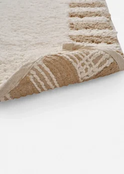 Tapis de bain au motif minimaliste