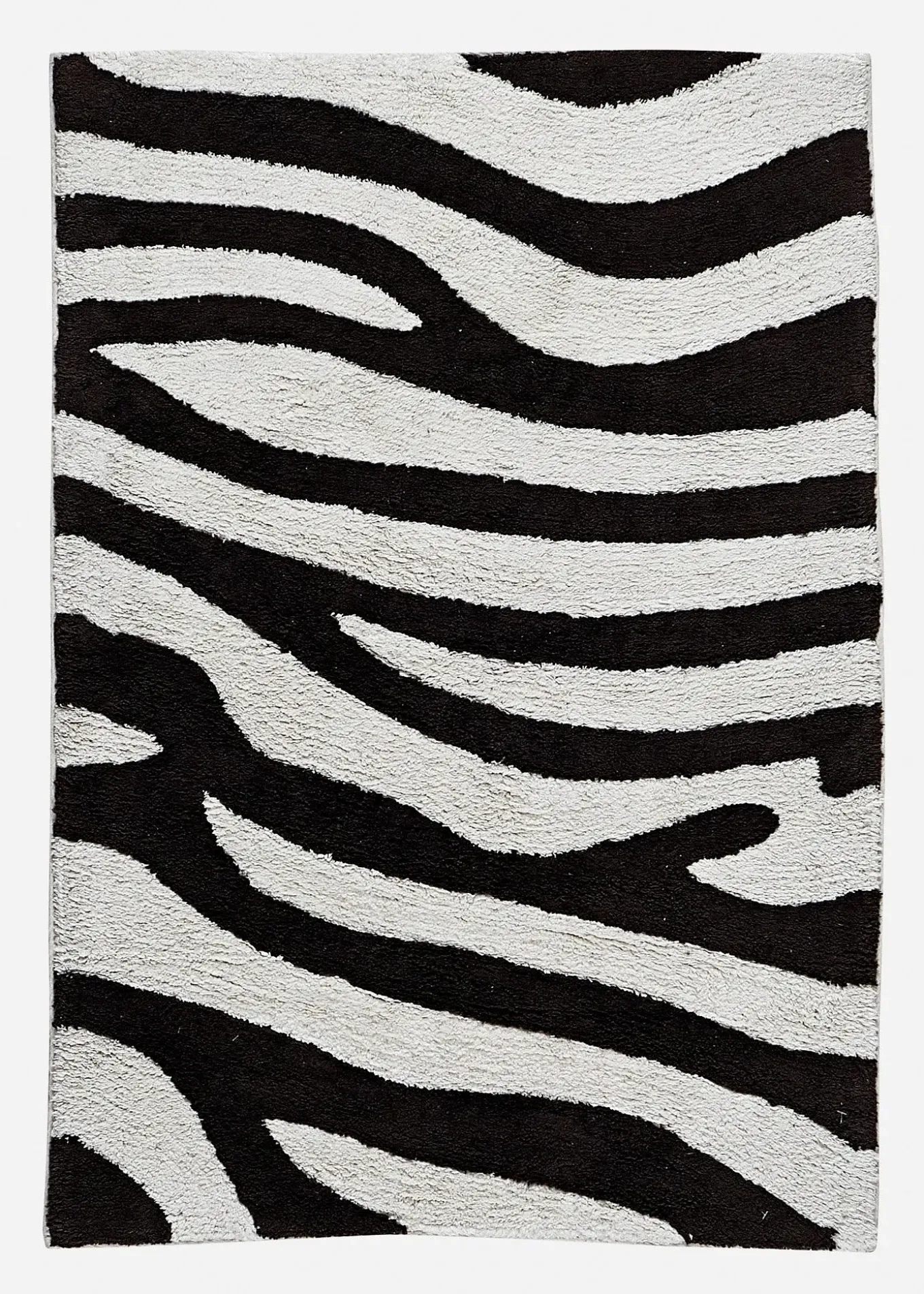 Tapis de bain au motif zèbre