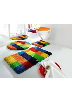Tapis de bain aux couleurs vives