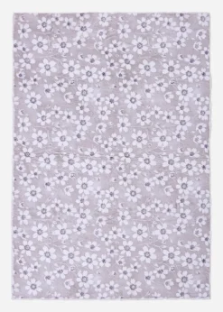 Tapis de bain avec motif floral