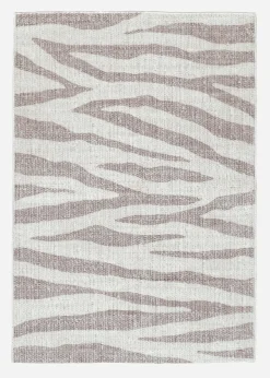 Tapis de bain motif zèbre