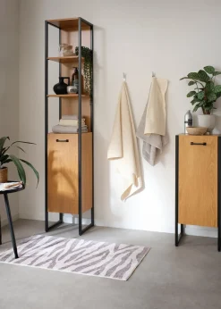 Tapis de bain motif zèbre