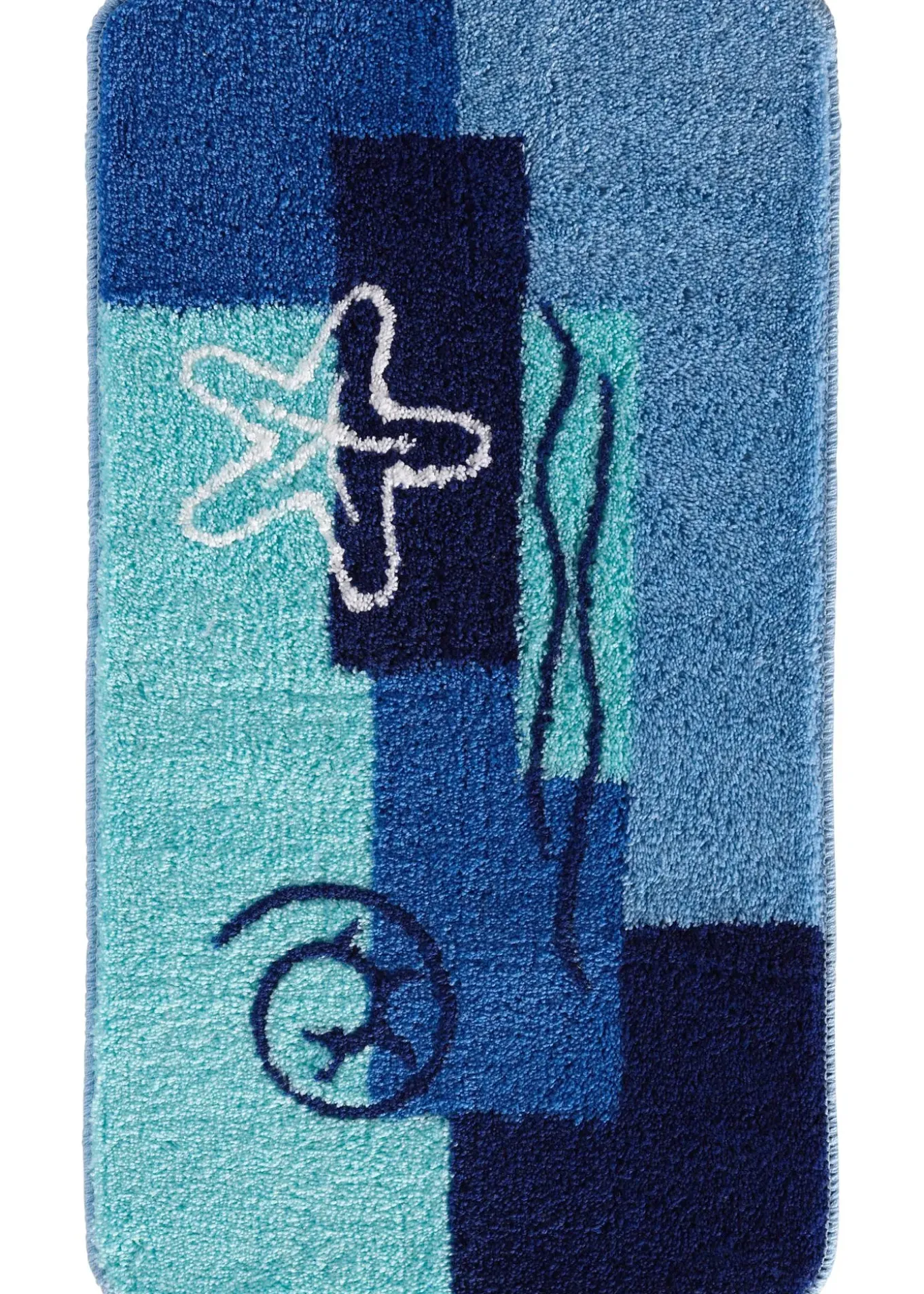 Tapis de bain motifs marins