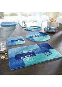 Tapis de bain motifs marins
