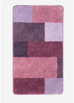 Tapis de bain tufté aux couleurs pastel