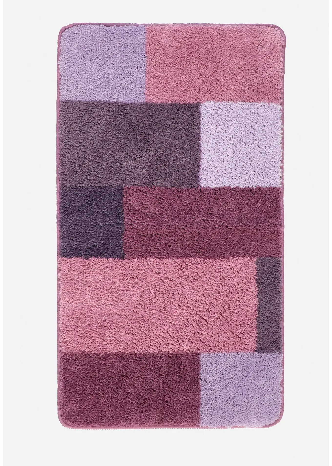Tapis de bain tufté aux couleurs pastel