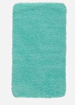 Tapis de bain tufté uni et haut