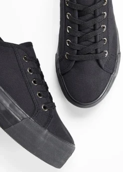 Tennis en toile à plateforme