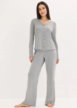 Tenue d’intérieur en jersey pointelle