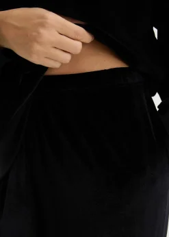 Tenue d’intérieur en velours