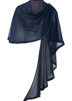 Étole avec bordure en satin