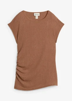 Top à base asymétrique en crêpe léger