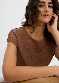 Top à base asymétrique en crêpe léger