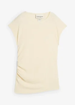 Top à base asymétrique en crêpe léger