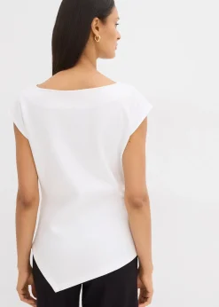 Top à base asymétrique en matière néoprène confortable