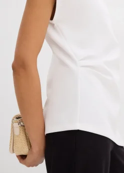 Top à base asymétrique en matière néoprène confortable