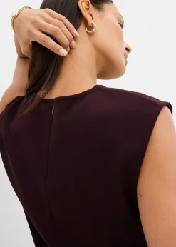 Top à boucle décorative en crêpe