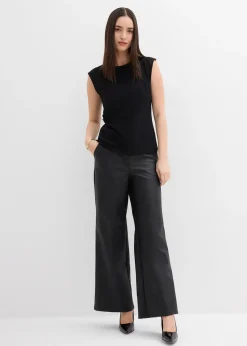 Top à boucle décorative en crêpe