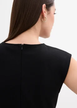 Top à boucle décorative en crêpe