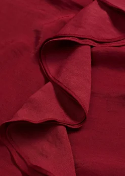 Top à bretelles fines en satin brillant