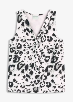 Top à col lavallière